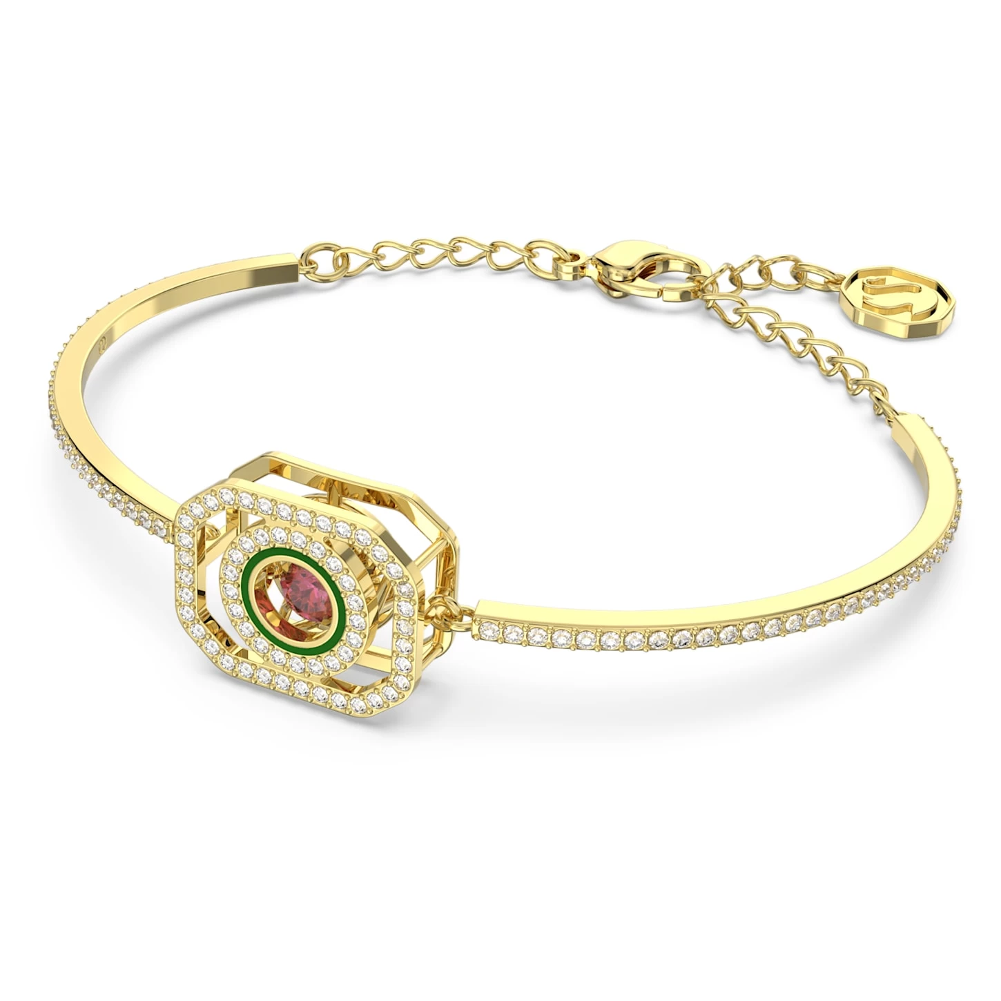 Swarovski Alea Bangle Multicolored, Gold-tone Plated - Image 3