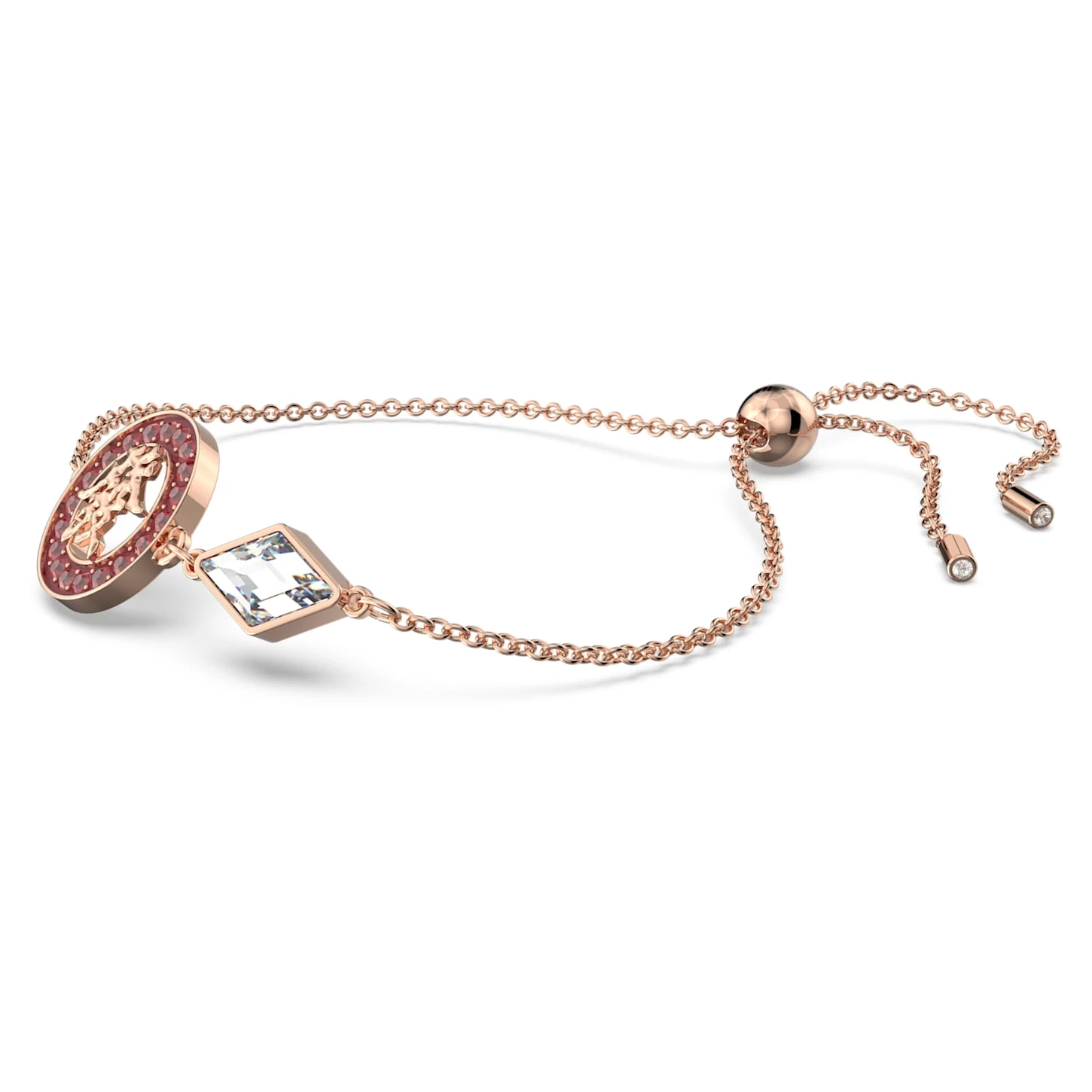 Swarovski Alea Bracelet Red, Rose Gold-tone Plated - Image 5