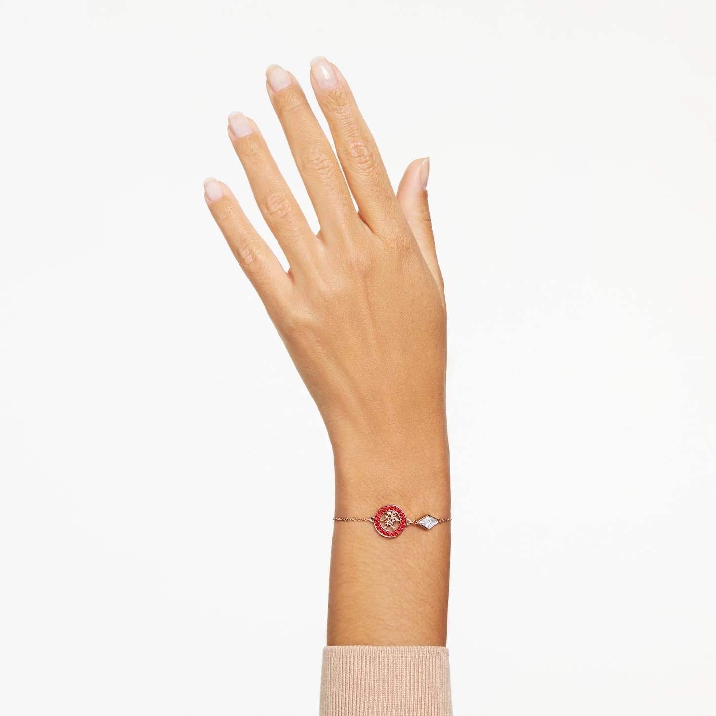 Swarovski Alea Bracelet Red, Rose Gold-tone Plated