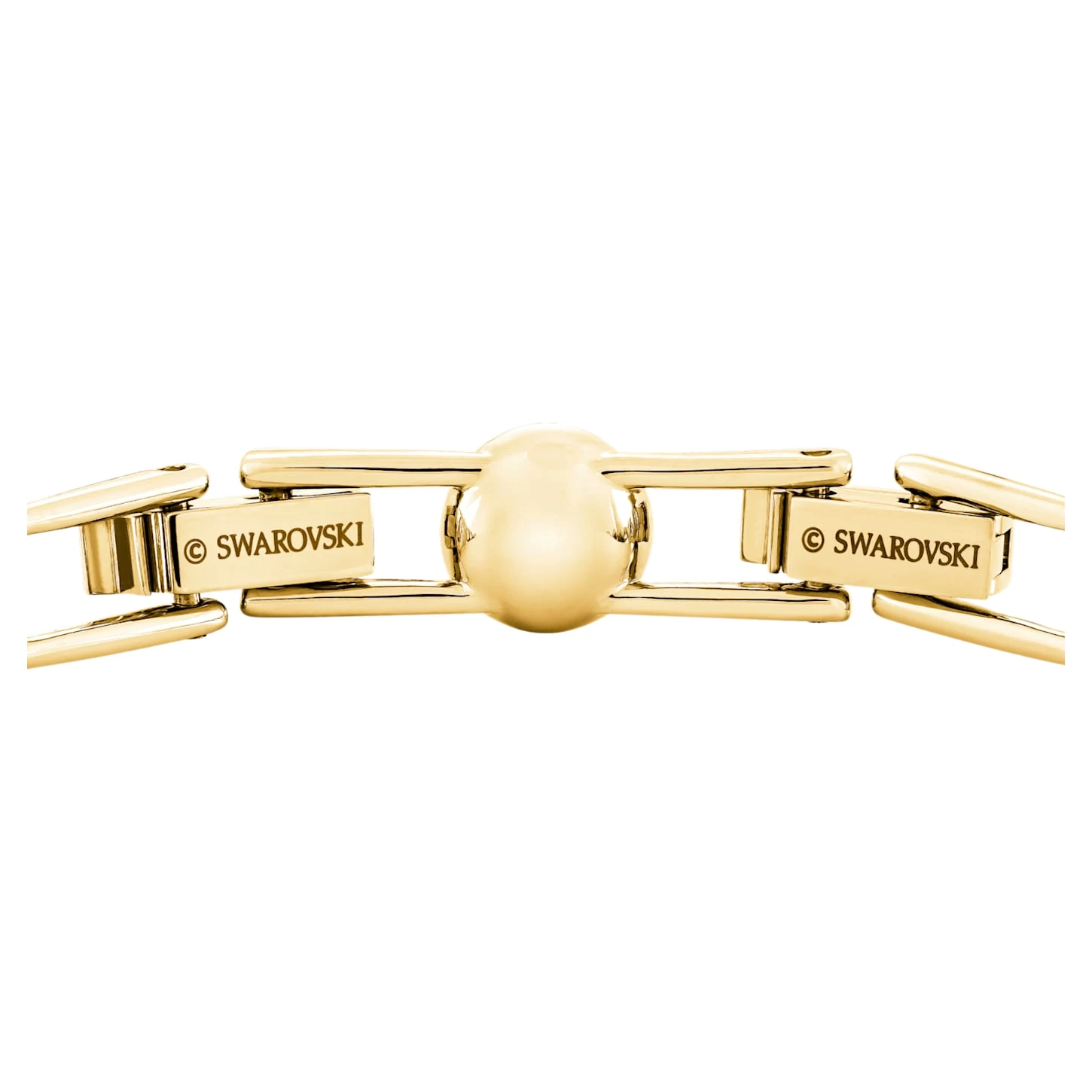 Swarovski Angelic Bracelet Round Cut, Pavé, Medium, White, Gold-tone Plated - Image 5