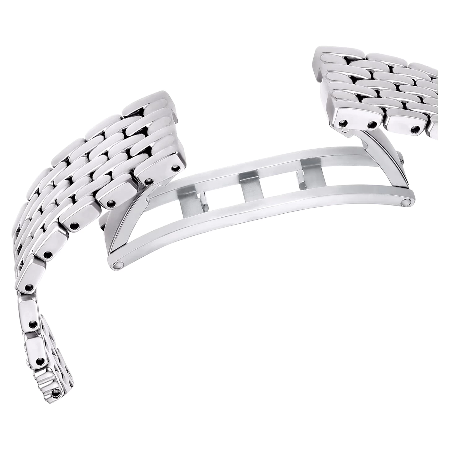 Swarovski Attract Watch Swiss Made, Full Pavé, Metal Bracelet, Silver Tone, Stainless Steel - Image 8