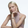 Swarovski Attract Watch Swiss Made, Pavé, Metal Bracelet, Rose Gold Tone, Rose Gold-tone Finish