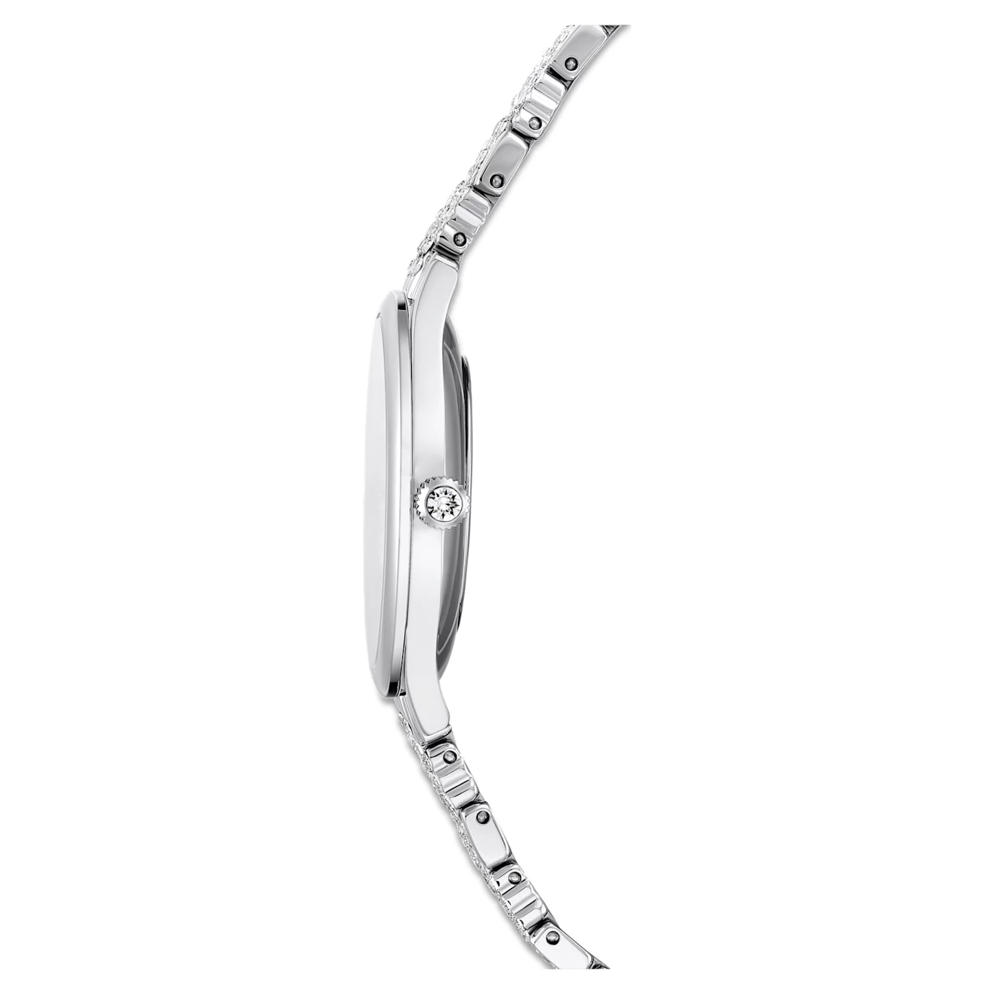 Swarovski Attract Watch Swiss Made, Pavé, Metal Bracelet, Silver Tone, Stainless Steel - Image 8