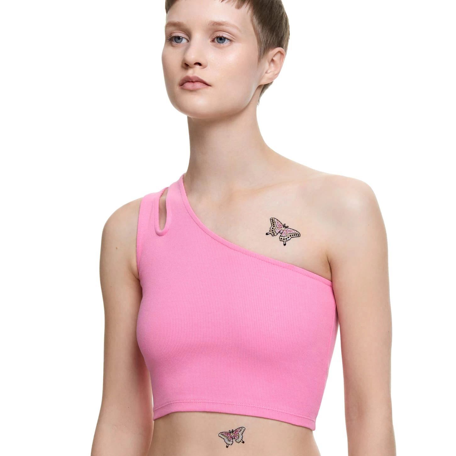 Swarovski Body Jewel Set (2), Butterfly, Multicolored