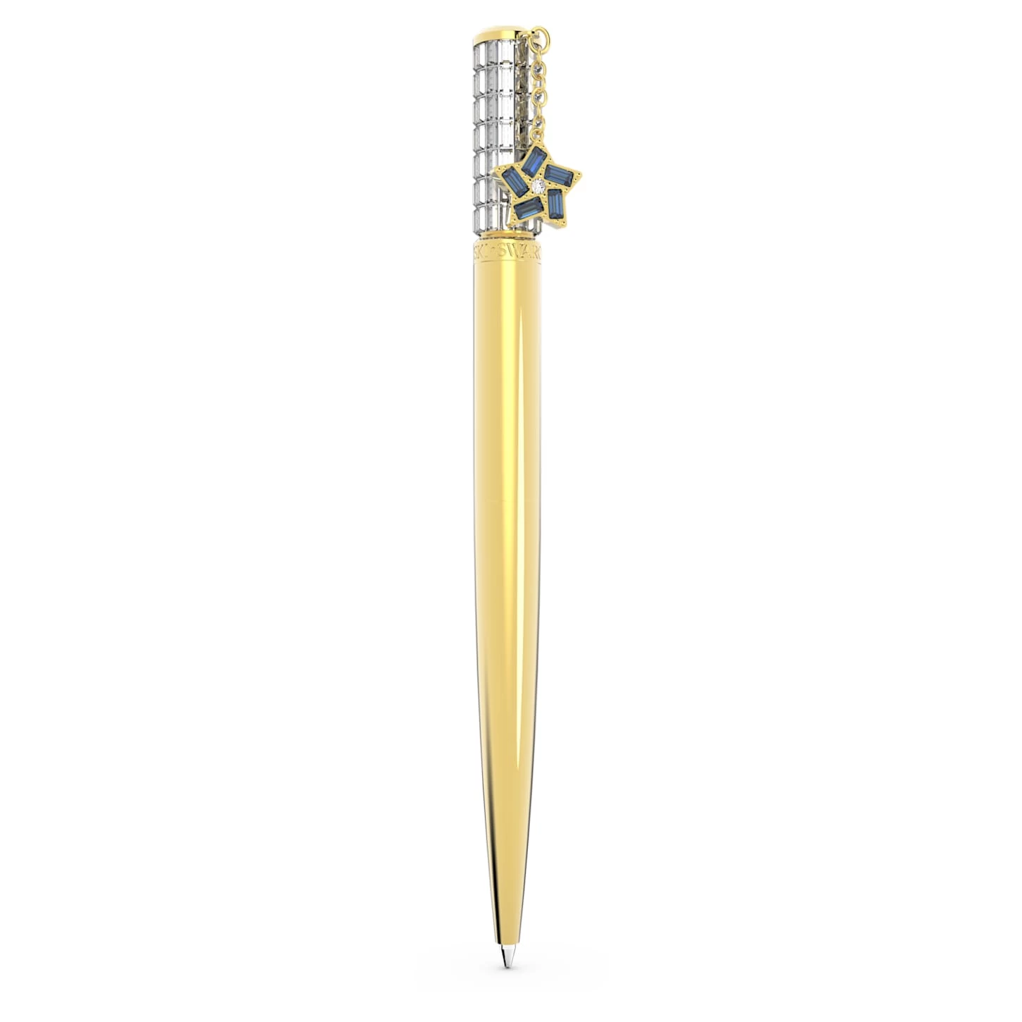 Swarovski Celebration 2022 Ballpoint Pen Star, White, Gold-tone Plated - Image 2
