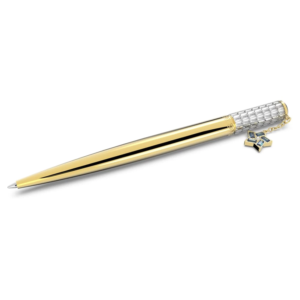 Swarovski Celebration 2022 Ballpoint Pen Star, White, Gold-tone Plated - Image 4