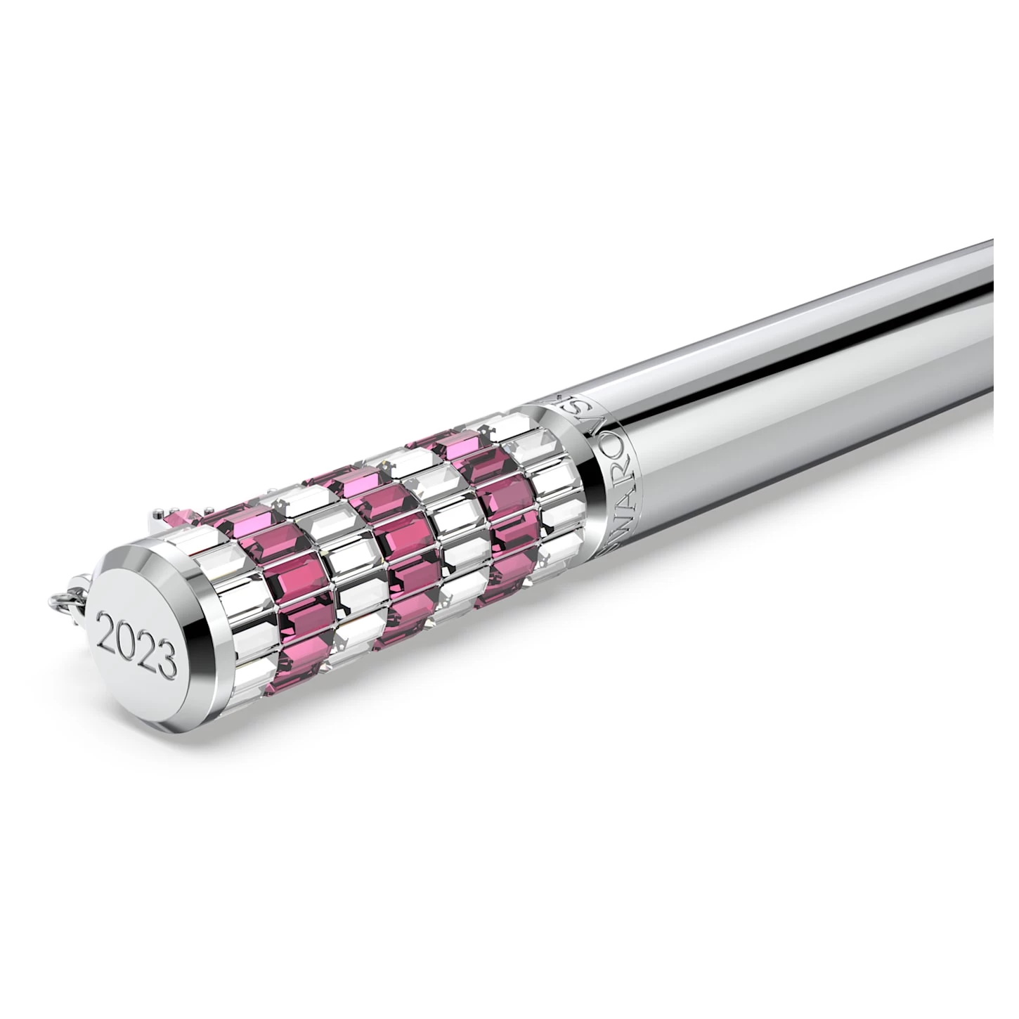 Swarovski Celebration 2023 Ballpoint Pen Star, Pink, Chrome Plated - Image 4