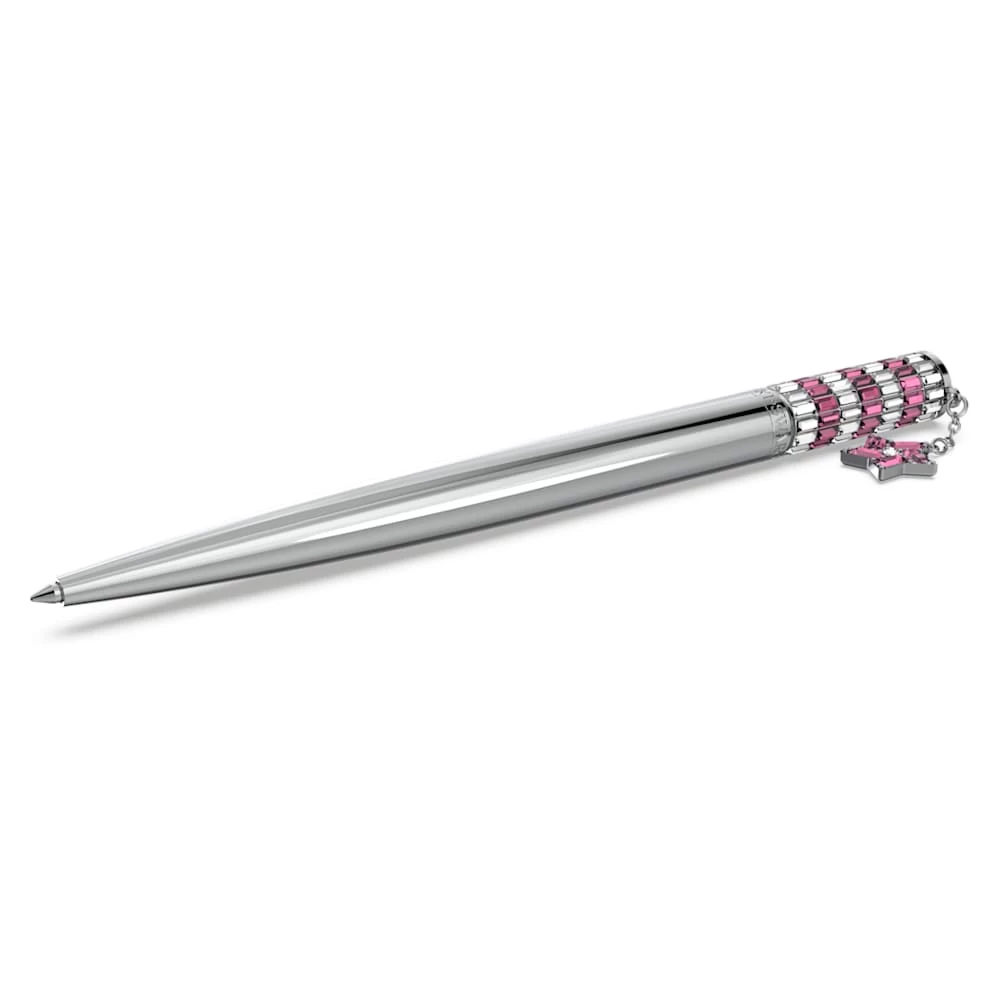 Swarovski Celebration 2023 Ballpoint Pen Star, Pink, Chrome Plated - Image 5