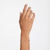 Swarovski Constella Bangle Round Cut, White, Rose Gold-tone Plated