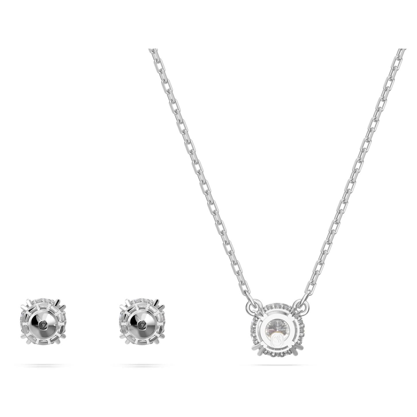 Swarovski Constella Set Round Cut, White, Rhodium Plated - Image 5