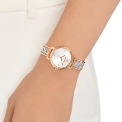 Swarovski Cosmic Rock Watch Swiss Made, Metal Bracelet, Rose Gold Tone, Rose Gold-tone Finish