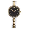 Swarovski Cosmopolitan Watch Swiss Made, Metal Bracelet, Black, Mixed Metal Finish