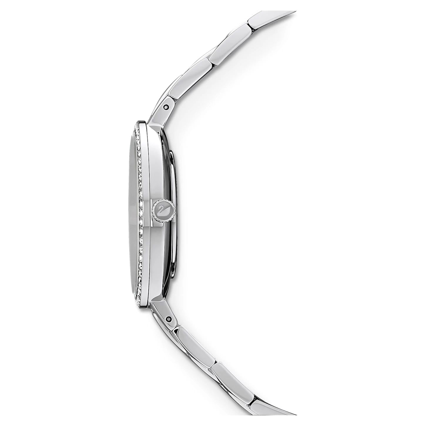 Swarovski Cosmopolitan Watch Swiss Made, Metal Bracelet, Blue, Stainless Steel - Image 3