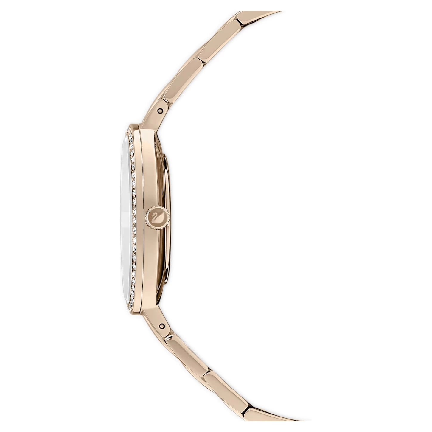 Swarovski Cosmopolitan Watch Swiss Made, Metal Bracelet, Gold Tone, Champagne Gold-tone Finish - Image 3