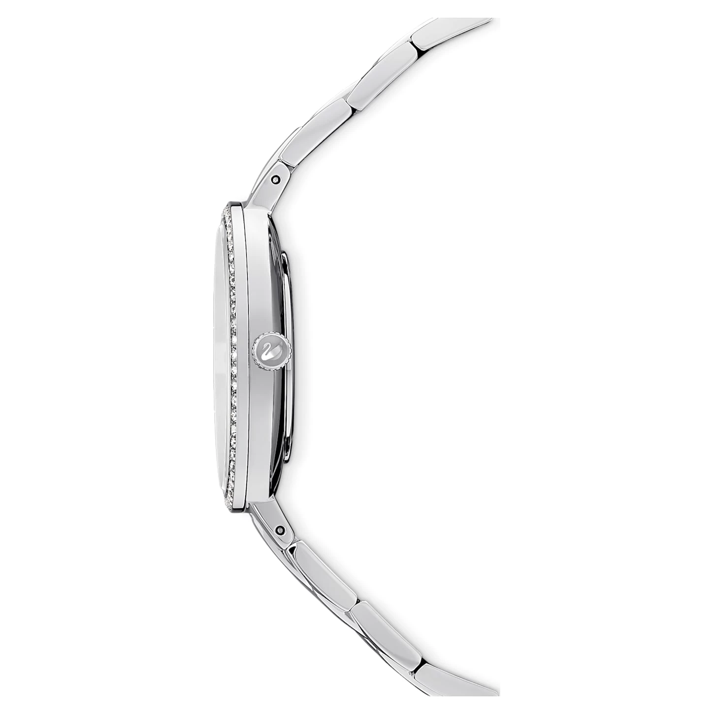 Swarovski Cosmopolitan Watch Swiss Made, Metal Bracelet, Silver Tone, Stainless Steel - Image 3