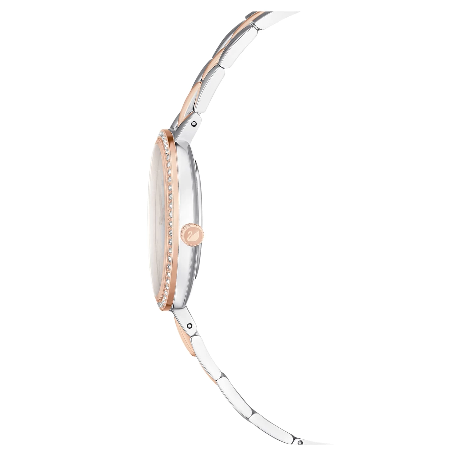 Swarovski Cosmopolitan Watch Swiss Made, Metal Bracelet, White, Mixed Metal Finish - Image 8