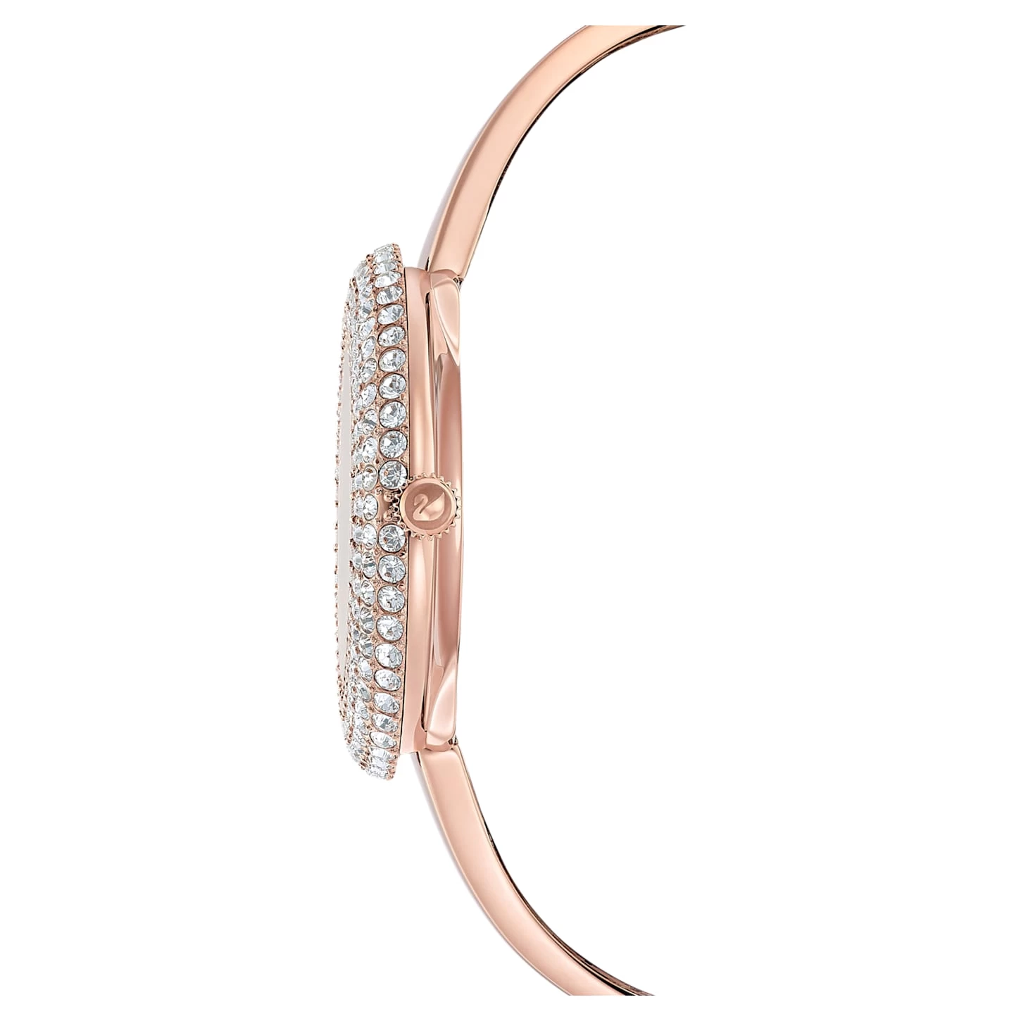 Swarovski Crystal Rose Watch Swiss Made, Metal Bracelet, Rose Gold Tone, Rose Gold-tone Finish - Image 3
