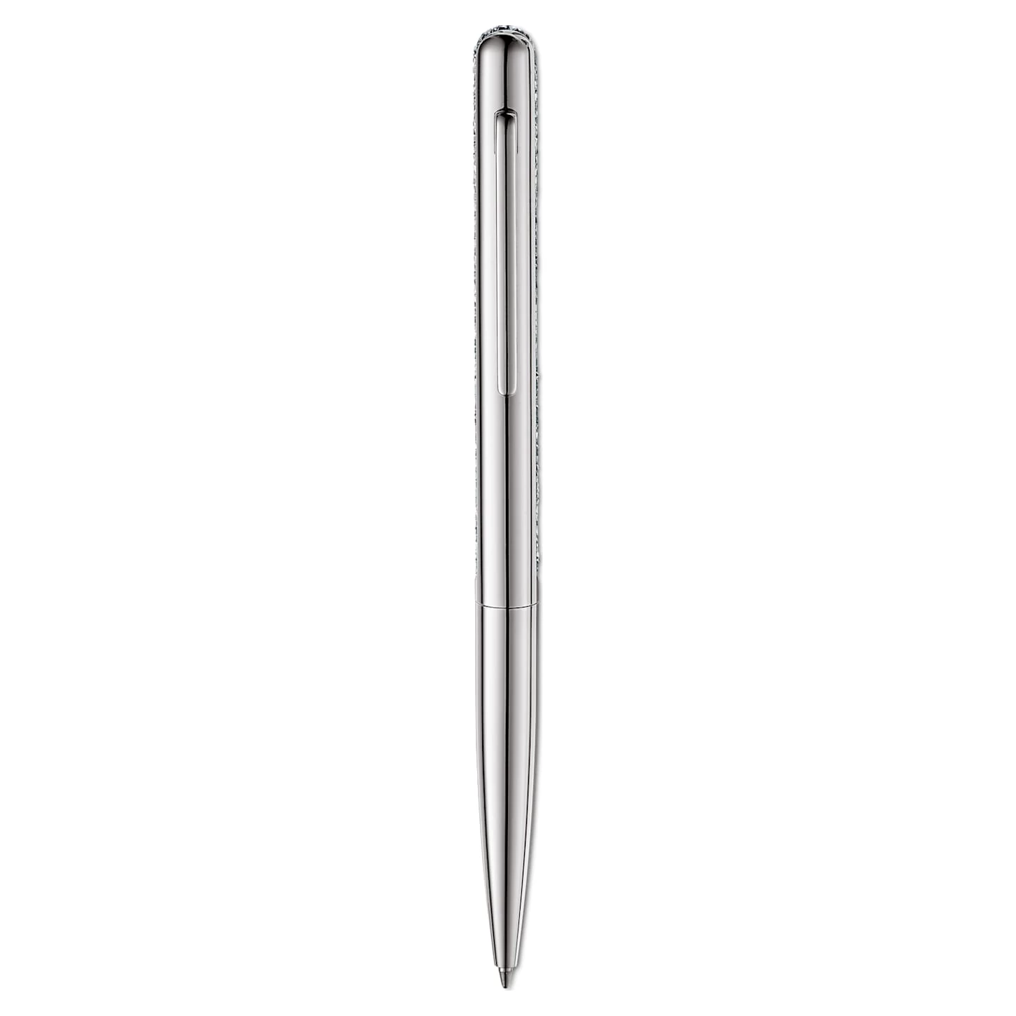 Swarovski Crystal Shimmer Ballpoint Pen Silver Tone, Chrome Plated - Image 2
