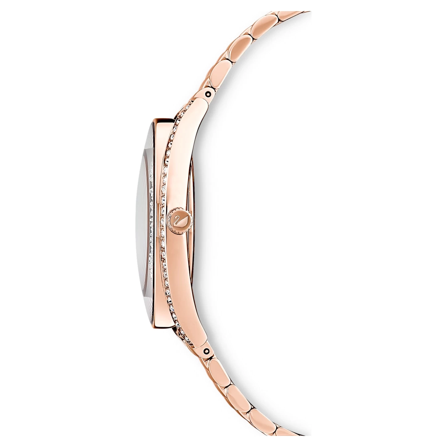 Swarovski Crystalline Aura Watch Swiss Made, Metal Bracelet, Rose Gold Tone, Rose Gold-tone Finish - Image 3