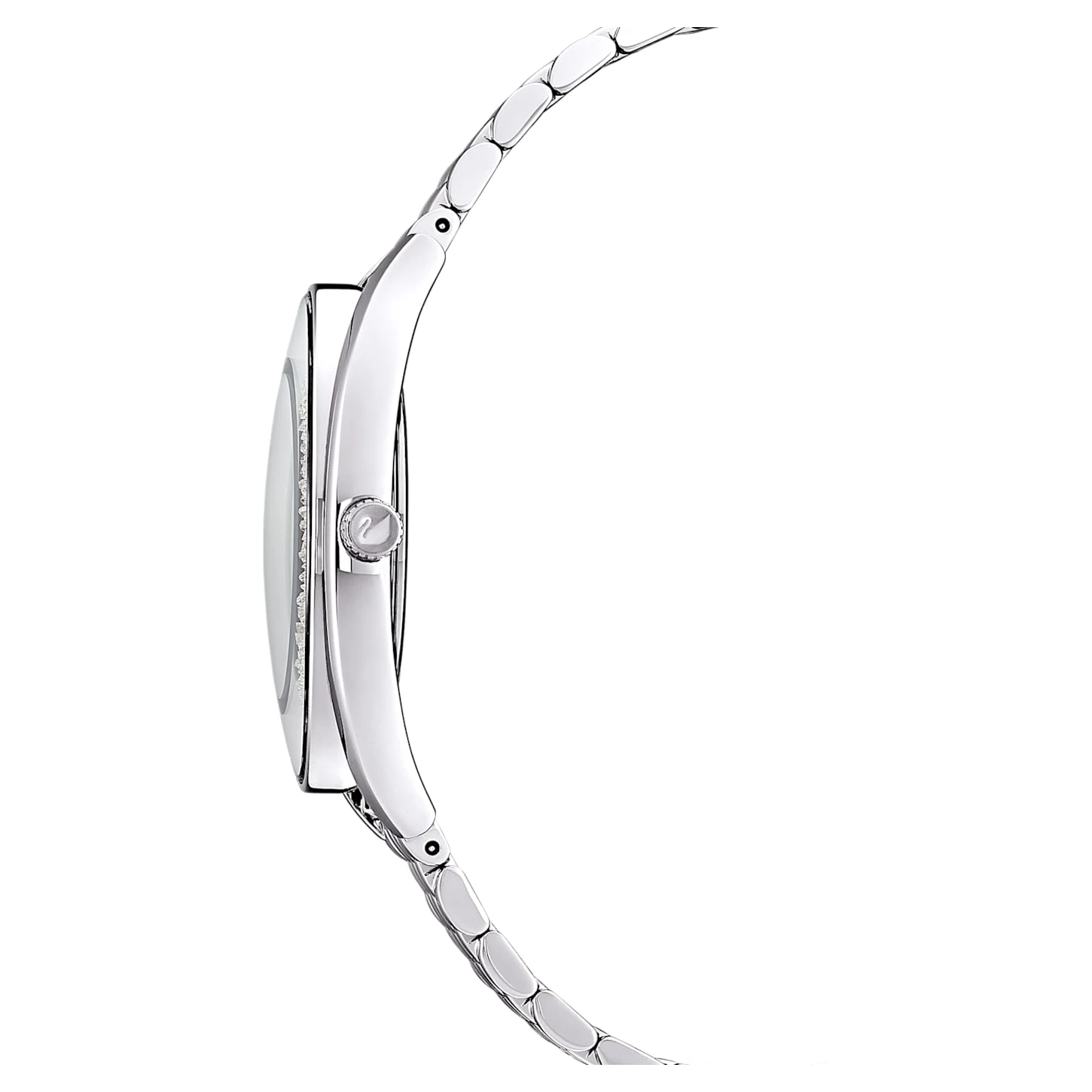 Swarovski Crystalline Aura Watch Swiss Made, Metal Bracelet, Silver Tone, Stainless Steel - Image 3