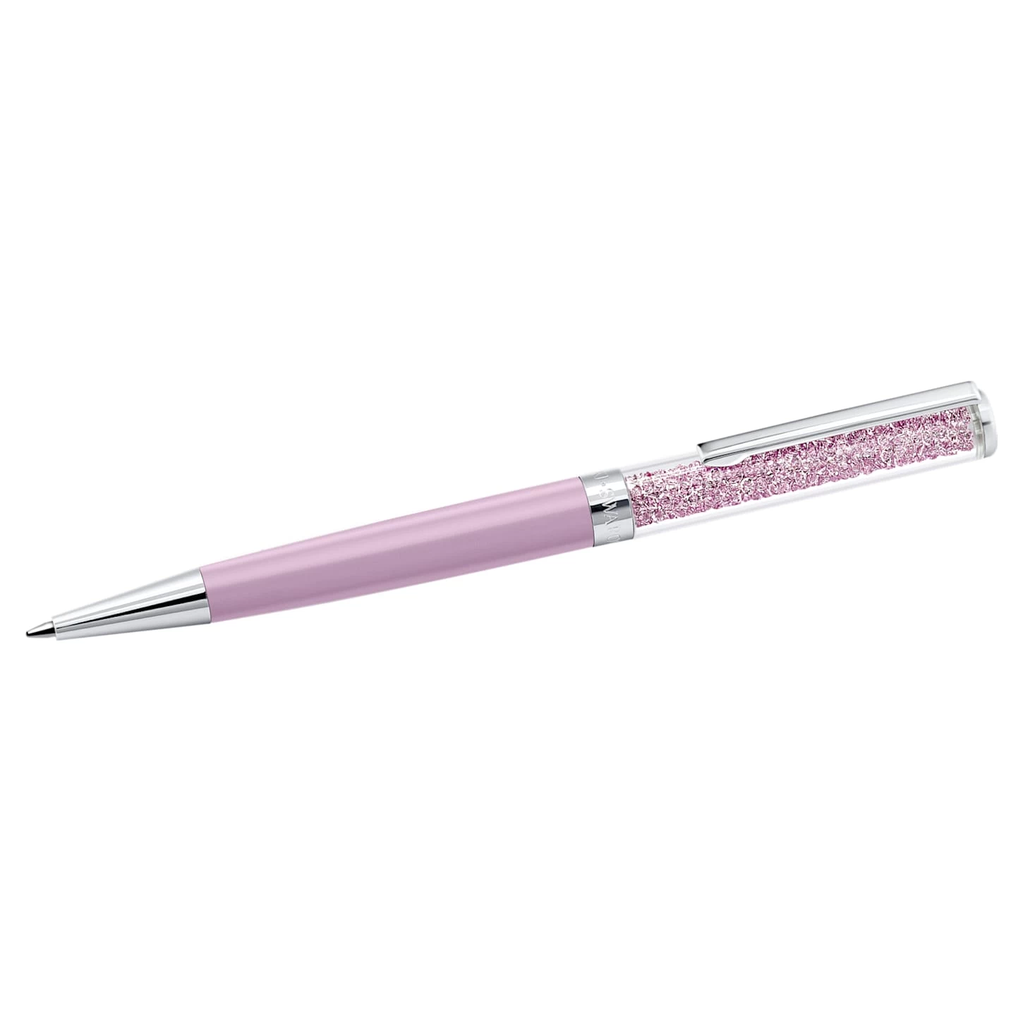 Swarovski Crystalline Ballpoint Pen Purple, Purple Lacquered, Chrome Plated
