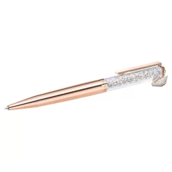 Swarovski Crystalline Ballpoint Pen Swan, Rose Gold Tone, Rose Gold-tone Plated