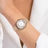 Swarovski Crystalline Glam Watch Swiss Made, Metal Bracelet, Rose Gold Tone, Rose Gold-tone Finish