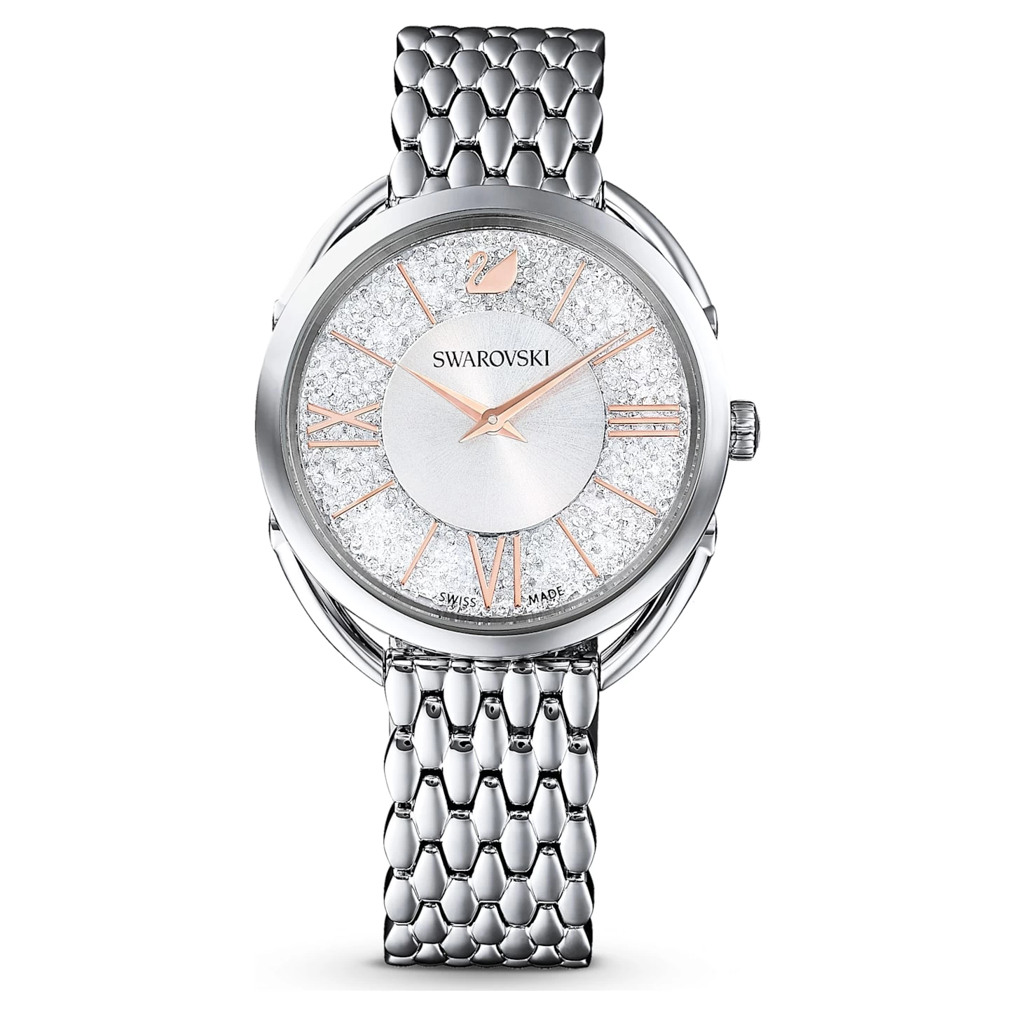 Swarovski Crystalline Glam Watch Swiss Made, Metal Bracelet, Silver Tone, Stainless Steel - Image 2
