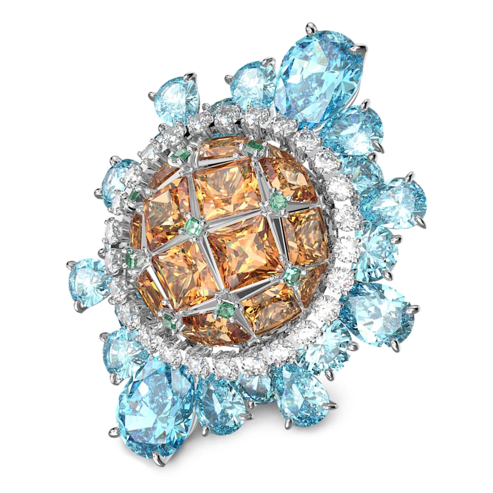 Swarovski Curiosa Cocktail Ring Multicolored, Rhodium Plated - Image 5