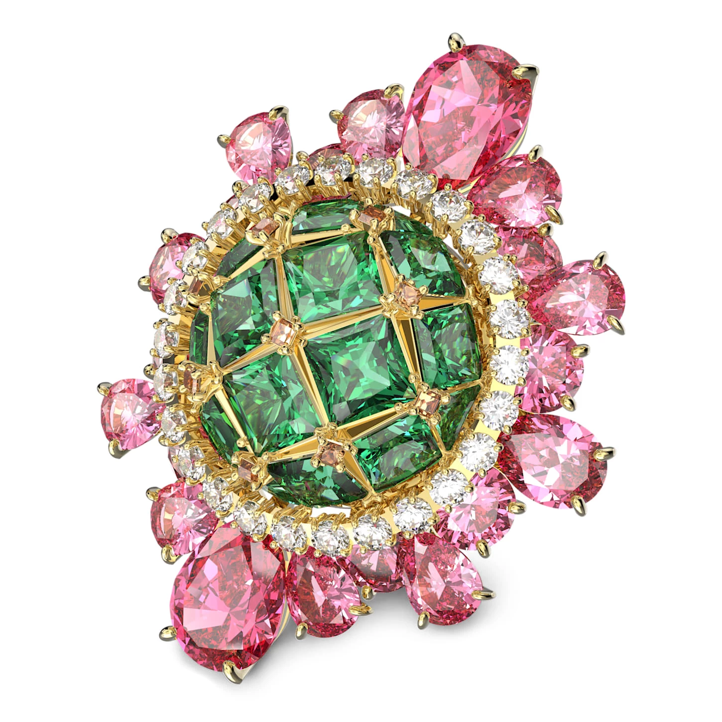 Swarovski Curiosa Cocktail Ring Multicolored, Rose Gold-tone Plated - Image 2