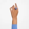 Swarovski Curiosa Cocktail Ring Triangle Cut, Blue, Gold-tone Plated