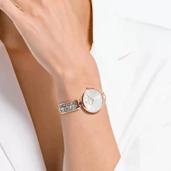 Swarovski Dream Rock Watch Swiss Made, Metal Bracelet, Rose Gold Tone, Rose Gold-tone Finish
