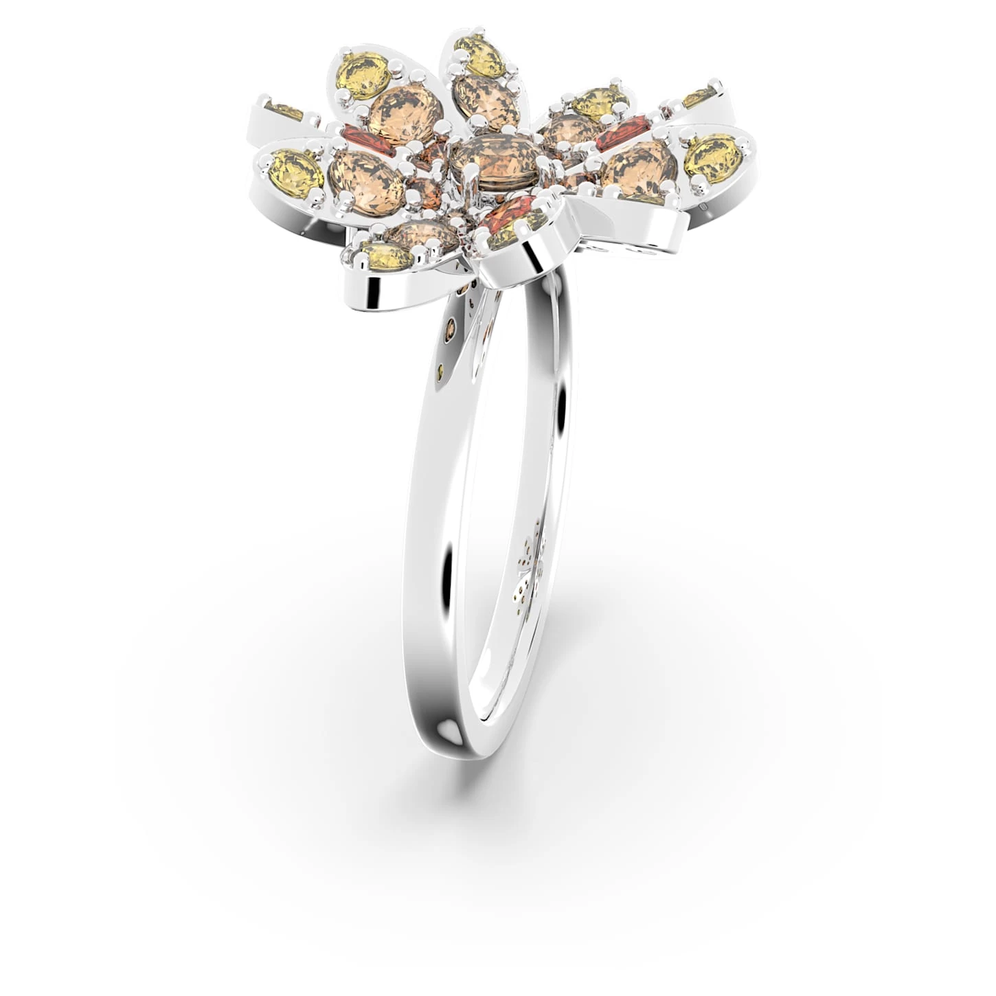 Swarovski Eternal Flower Ring Flower, Multicolored, Rhodium Plated - Image 4