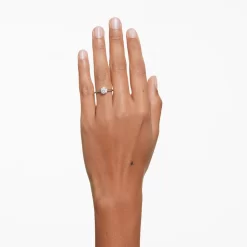 Swarovski Eternity Ring Diamond TCW 1.00 Carat, 14K White Gold