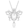 Swarovski Fashion Swan Pendant Swan, White, Rhodium Plated