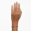 Swarovski Gema Bracelet Mixed Cuts, Green, Gold-tone Plated