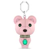 Swarovski Icons Key Ring Bear, Multicolored, Stainless Steel