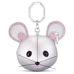 Swarovski Icons Key Ring Mouse, Multicolored, Stainless Steel