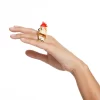 Swarovski Idyllia Cocktail Ring Parrot, Multicolored, Gold-tone Plated