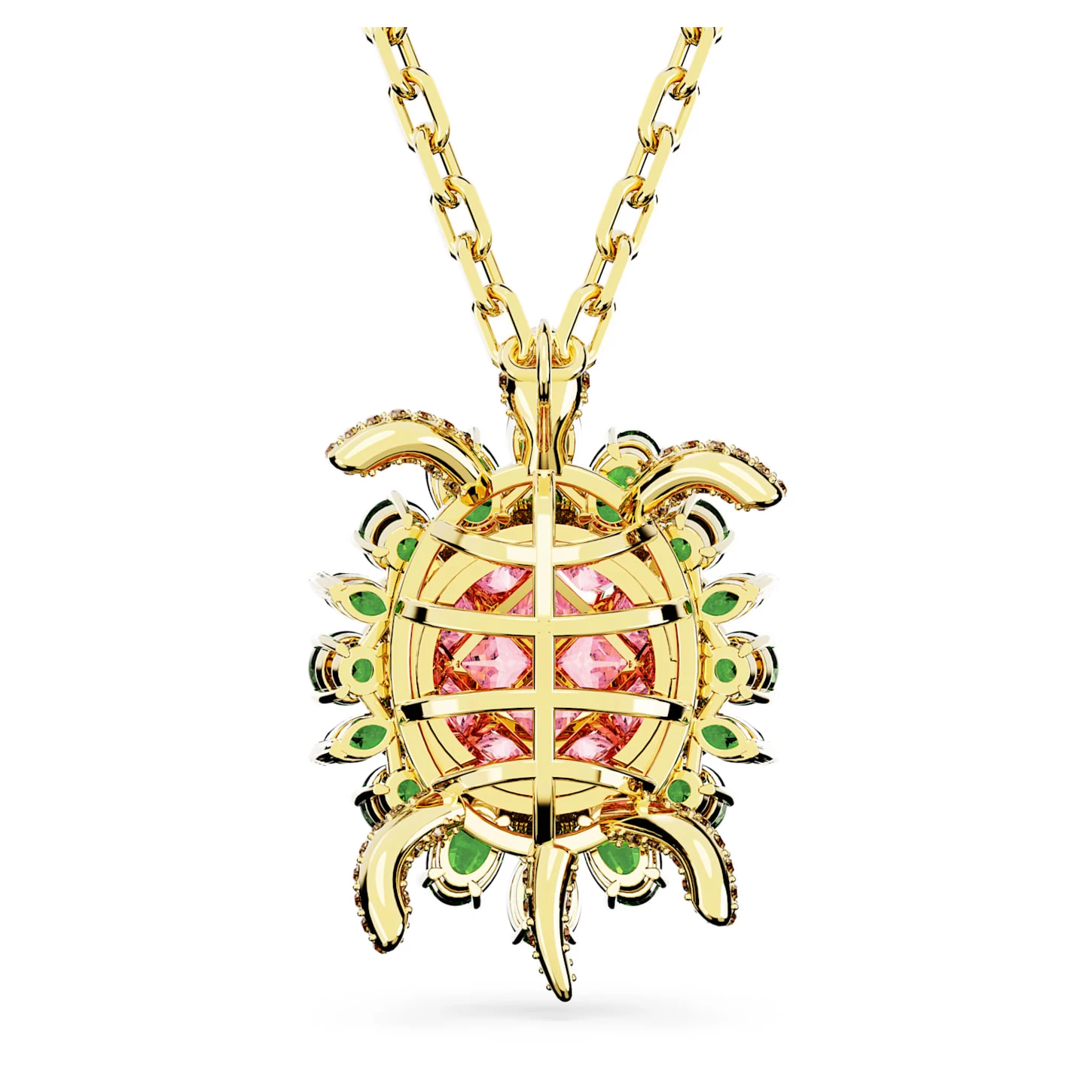 Swarovski Idyllia Pendant Turtle, Multicolored, Gold-tone Plated - Image 5