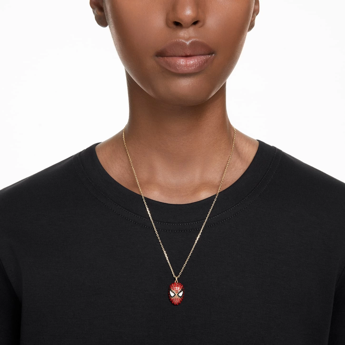 Swarovski Marvel Spider-Man Pendant Red, Gold-tone Plated - Image 6