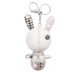 Swarovski Mathilde Bag Charm Rabbit, Gray, Stainless Steel