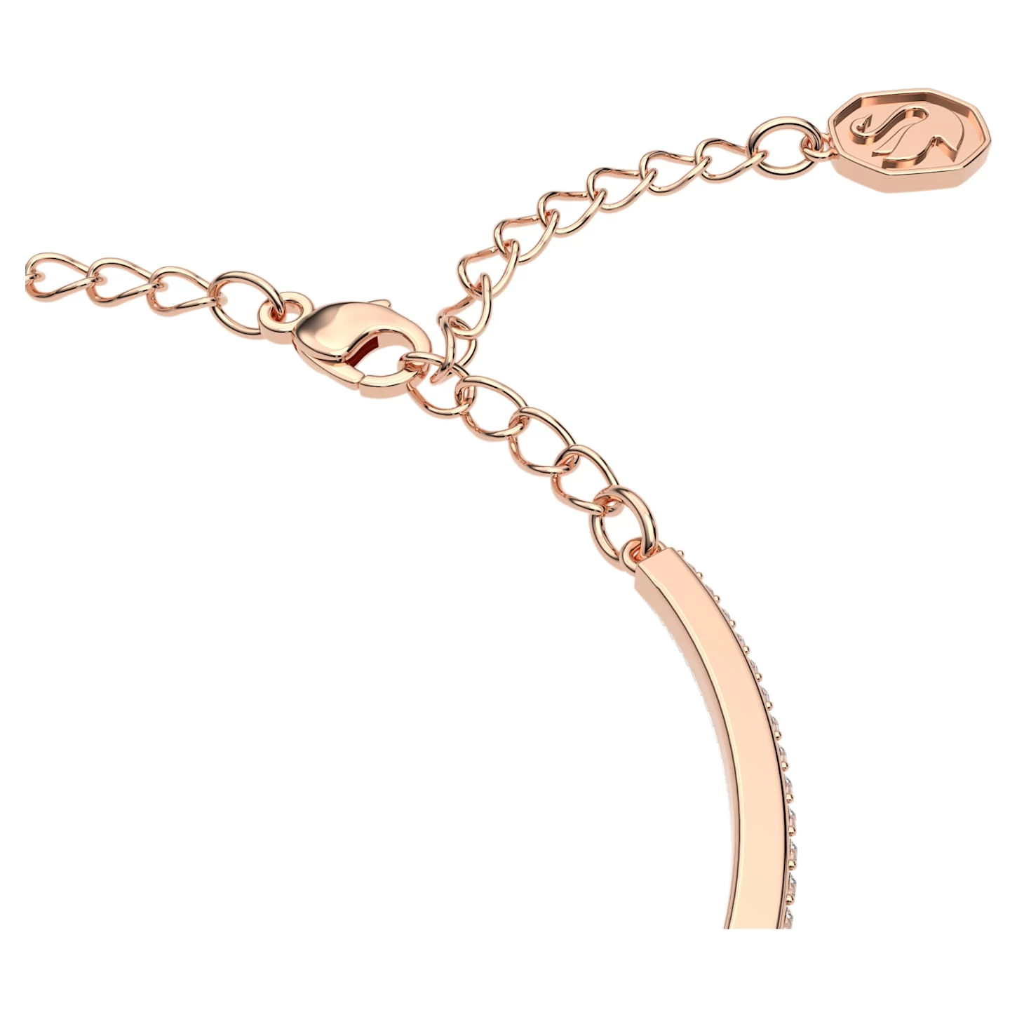 Swarovski Millenia Bangle Octagon Cut, Pavé, Green, Rose Gold-tone Plated - Image 4