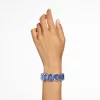 Swarovski Millenia Bracelet Oversized Crystals, Octagon Cut, Blue, Rhodium Plated