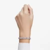 Swarovski Millenia Bracelet Square Cut, Small, White, Rhodium Plated