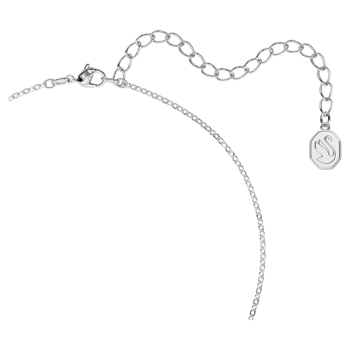 Swarovski Millenia Necklace Octagon Cut, Blue, Rhodium Plated - Image 4