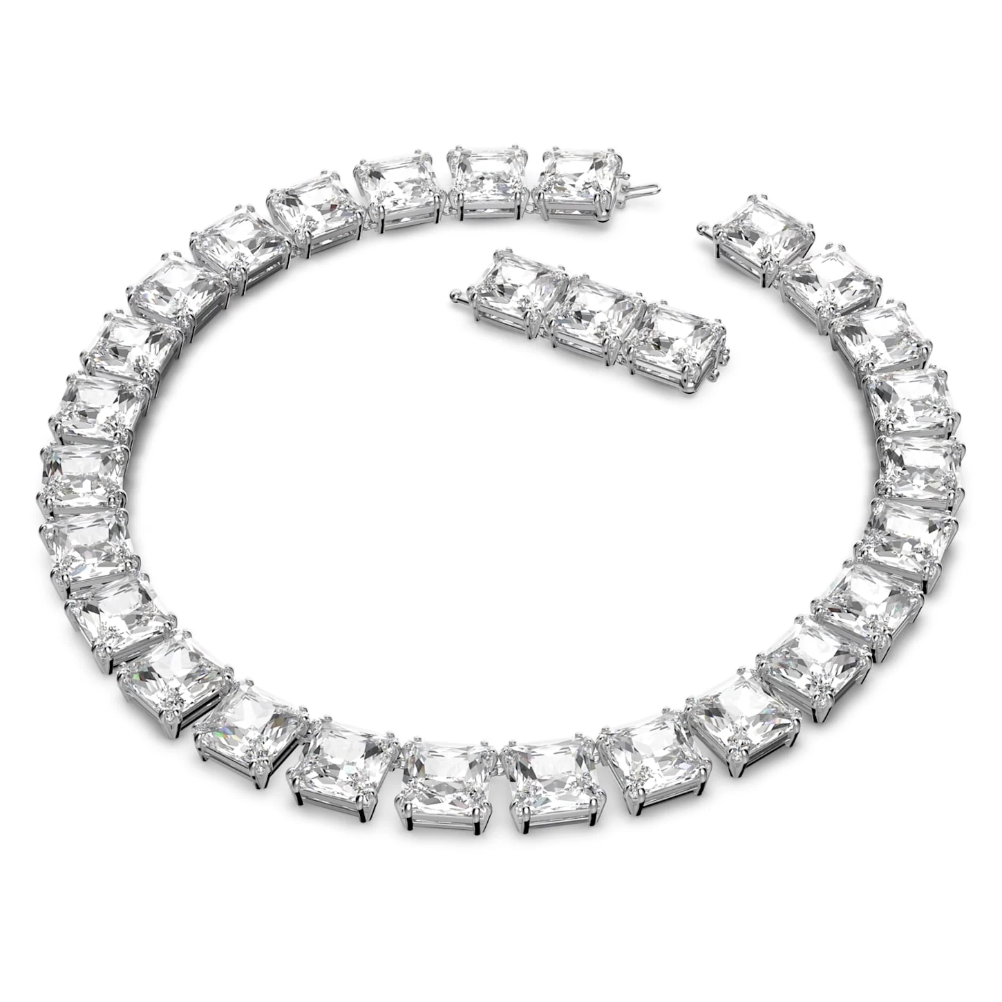 Swarovski Millenia Set Mixed Cuts, White, Rhodium Plated - Image 3