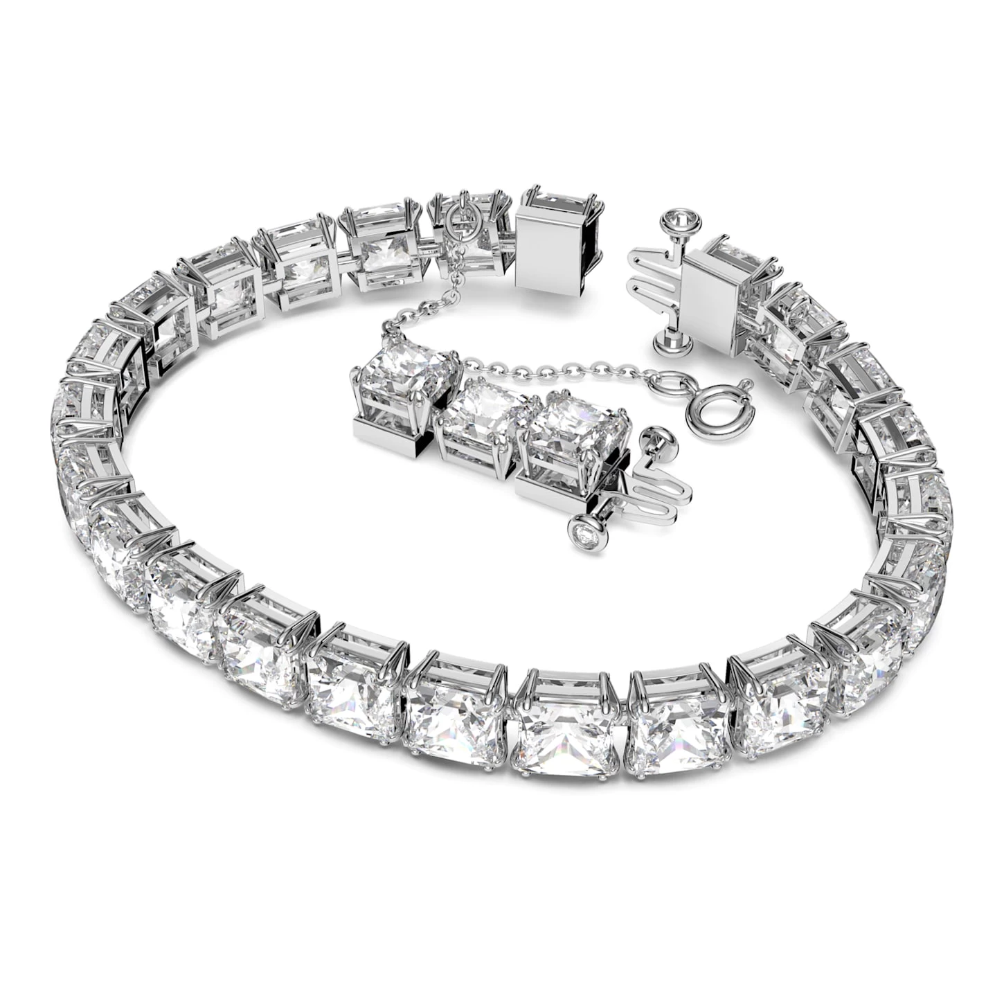 Swarovski Millenia Set Mixed Cuts, White, Rhodium Plated - Image 5
