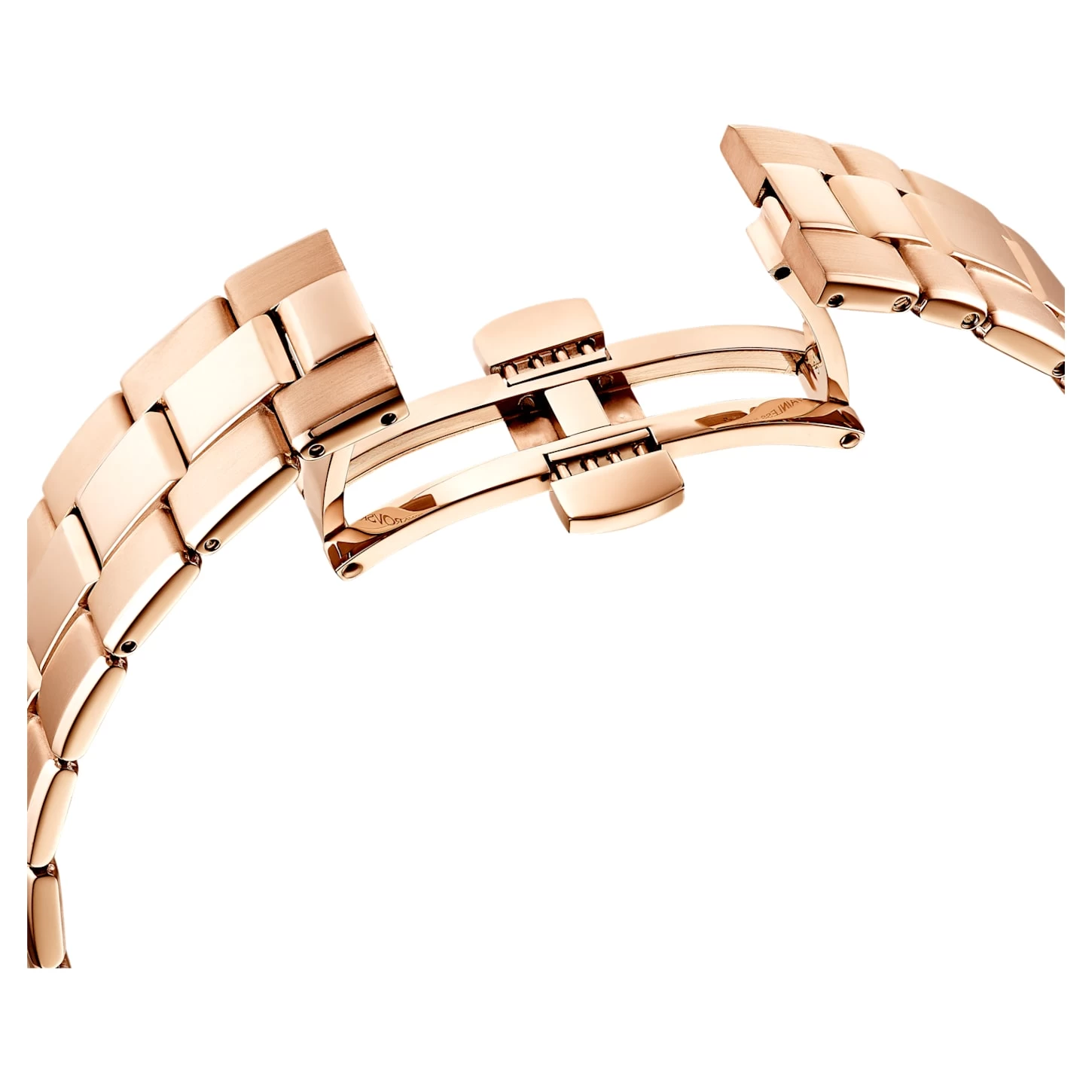 Swarovski Octea Lux Sport Watch Swiss Made, Metal Bracelet, Black, Rose Gold-tone Finish - Image 7