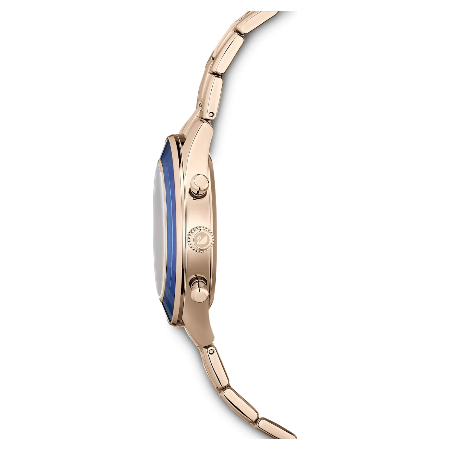 Swarovski Octea Lux Sport Watch Swiss Made, Metal Bracelet, Blue, Champagne Gold-tone Finish - Image 8